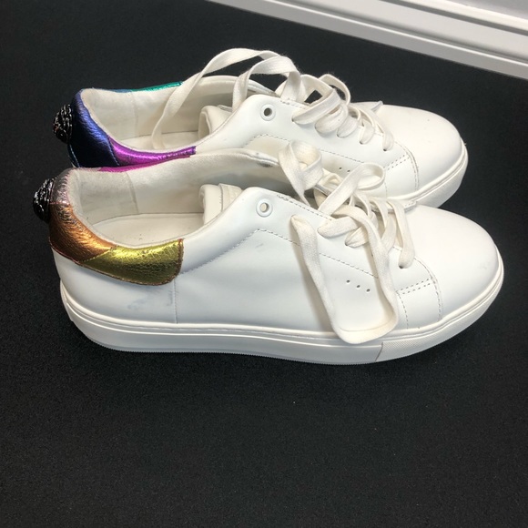 Kurt Geiger Shoes - Kurt Geiger metallic rainbow heel sneakers, worn a few times